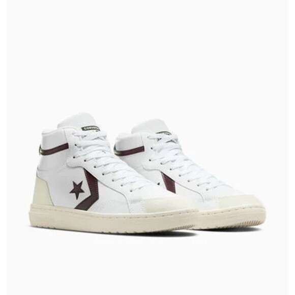 Converse Pro Blaze Classic Mid Top White Violet Shoes Sneaker Men’s Size 9 - NEW - Picture 1 of 6